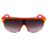 Italia Independent Red Acetate Sunglasses